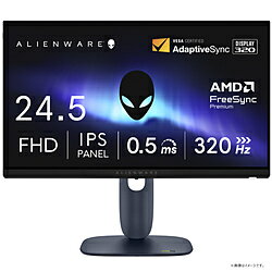 DELL(デル) AW2525HM-R ゲーミングモニター Alienware 25 ブラック ［24.5型 /フルHD(1920×1080) /ワイド /320Hz］ AW2525HMR