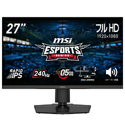 MSI(エムエスアイ) MAG 272PF X24 ゲーミングモニター ［27型 /フルHD(1920×1080) /ワイド /240Hz］ MAG272PFX24 【864】