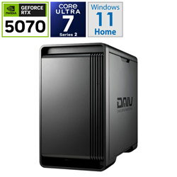 Other - mouse(マウスコンピュータ) KMI7G70BC42U2NH3 デスクトップパソコン DAIV(RTX 5070) ［モニター無し /Windows11 Home /intel Core Ultra 7 /メモリ：64GB /SSD：2TB /無し］ KMI7G70BC42U2NH3 [振込不可]