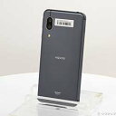 【中古】SHARP(シャープ) AQUOS sense3 64GB ブラック SH-M12 SIMフリー【291-ud】