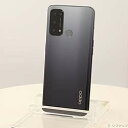 【中古】OPPO(オッポ) OPPO Reno5 A 128GB シルバーブラック A103OP Y!mobile SIMフリー【291-ud】