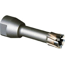 り付け部がねじタイプです。●独自の3分割刃先形状により耐久性がアップしています。【用途】●被削材:厚さ35mmまでの鋼板、形鋼、ステンレス板、鋳鉄などへの穴あけに。●造船、橋梁、形枠、鉄骨建造物への穴あけ作業に最適。●溶接構造用鋼材(SM材)対応。●建築構造用鋼材(SN材)対応。【仕様】●刃径(mm)：27.5●最大加工板厚(mm)：50【材質／仕上】【セット内容／付属品】【注意】付け部がねじタイプです。●独自の3分割刃先形状により耐久性がアップしています。