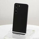 【中古】SAMSUNG(サムスン) Galaxy S23 256GB ファントムブラック SCG19 au SIMフリー【291-ud】
