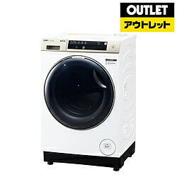 【中古】AQUA 〔中古品〕 ドラム式洗濯乾燥機 AQUA ホワイト AQW-DMS10A-L(W) ［洗濯10.0kg ／乾燥5.0kg ／ヒートポンプ乾燥 ／左開き］ 【305-ud】