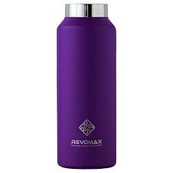 REVOMAX 炭酸対応真空断熱ボトル REVOMAX WITHOUT CAP 12ozスリム［355ml/ワンタッチ］【水筒本体のみ・キャップ別売】 REVOMAX ライラックパープル DWF-12526S-JP-CL ［炭酸対応］ DWF12526SJPCL