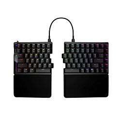 ASUS(エイスース) ゲーミングキーボード＋リストレスト 分離型(ラピッドトリガー対応) ROG Falcata(英語配列) ブラック ROG/FALCATA/HFX2 ［有線・ワイヤレス /Bluetooth・USB-A＋USB-C］ ROGFALCATAHFX2