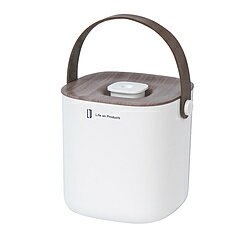 ライフオンプロダクツ 充電式ボックス型超音波加湿器 グレージュウッド LCAHF014-GW ［超音波式］ LCAHF014GW