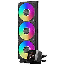 PCCOOLER 水冷CPUクーラー 120mmファンx3 [LGA115X/1200/1700/1851・AM4/AM5] DC360 PRO ARGB Display ブラック DC360-ARGB-BK DC360ARGBBK 【sof001】 [振込不可] [代引不可]