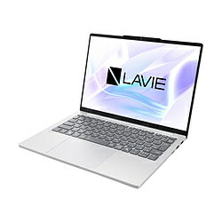 NEC(エヌイーシー) ノートパソコン LAVIE N13 Slim(N1355/LAS) ライトシルバー PC-N1355LAS ［13.3型 /Windows11 Home /AMD Ryzen 5 /メモリ：16GB /SSD：512GB /Office Home and Business /日本語版キーボード /2025年秋冬モデル］ PCN1355LAS 【864】