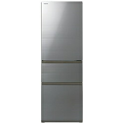 TOSHIBA(東芝) 冷蔵庫 VEGETA（ベジータ）SVシリーズ アッシュグレージュ GR-Y36SV(ZH) ［幅60cm /356L /3ドア /右開きタイプ /2025年］ 【基本設置料金セット】 GRY36SVZH 【お届け日時指定不可】