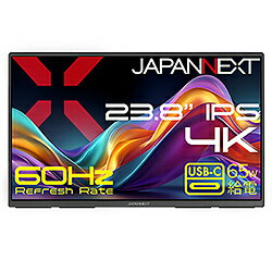 JAPANNEXT USB-C接続 モバイルモニター JN-MD-IPS238U-C6 ［23.8型 /4K(3840×2160） /ワイド /60Hz］ JNMDIPS238UC6