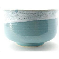 玉有 FD　野点抹茶碗　青釉白唐津流し