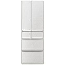 MITSUBISHI(三菱) 三菱冷蔵庫 三菱冷蔵庫 グランドリネンホワイト MR-WZ50N-W ［65.0(cm) /495L /6ドア /観音開きタイプ /2025年］【基本設置料金セット】 MRWZ50NW 【お届け日時指定不可】