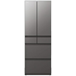 HITACHI(日立) 冷蔵庫 HZCタイプ チャコールグレー R-HZC54Y XW ［幅65cm /540L /6ドア /観音開きタイプ /2026年］【基本設置料金セット】 RHZC54Y 【お届け日時指定不可】