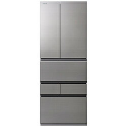 TOSHIBA(東芝) 冷蔵庫 VEGETA（ベジータ）FZシリーズ アッシュグレージュ GR-A550FZ(ZH) ［68.5cm /551L /6ドア /観音開きタイプ］【基本設置料金セット】 GRA550FZZH 【お届け日時指定不可】