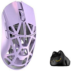 KIBU ゲーミングマウス Beast X Pro -Solid Sides サイド穴なし- Soft Lilac WL-BXPRO-SL-O-NH ［光学式 /有線／無線(ワイヤレス) /5ボタン /USB］ WL-BXPRO-SL-O-NH