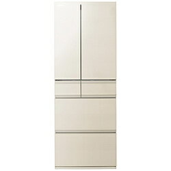 TOSHIBA(東芝) 冷蔵庫 FREEZA（フリーザ）WFシリーズ グレインアイボリー GR-A540WF-UC ［幅68.5cm /535L /6ドア /観音開きタイプ /2026年］【基本設置料金セット】 GRA540WFUC 【お届け日時指定不可】