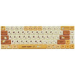 SYNTECH 〔キーキャップ〕8-Key Low-Profile Keycaps(コーギーデザイン) KML1 KML1