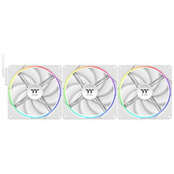 温度センサーを内蔵。磁気デイジーチェーン接続に対応し、アドレサブルRGB LEDも備えたファン■フレームに温度センサーとアドレサブルRGB LEDを搭載■磁気とポゴピンを使った接続方式「MagForce 2.0」に対応■磁気デイジーチェーン接続に対応■エアフローと静音性を両立■管理ソフトウェア「TT RGB PLUS」に対応■静音性を向上させるハイドロリックベアリングを採用■四隅に防振用のラバーパッドを装備■ファン3基とコントローラーを同梱したトリプルパック■120/140mm径のサイズと2色のカラーをラインナップ本体サイズ mm140×140×25mmファン回転数500～2000rpmノイズ最大32.1dBA風量最大風圧：3.32mmH2O最大風量：93.35CFM付属品MagForce 2.0ケーブル×3内部USB - USB Type-C＋Micro-Bケーブル×1ARGB 3ピンケーブル×1電源ケーブル（SATAコネクタ×2）×1取付ネジ×12ラジエーター用ネジ×12コントローラー用ネジ×2仕様1［ファン］140mmファン×3［ベアリング方式］ハイドロリックベアリング［定格電圧］12V、5V［定格電流］12V - 0.35A、5V - 0.4A（ファン1基分）［電源入力］12V - 4.2W、5V - 2W（ファン1基分）［コネクタ］6ピン（ポゴピン）［MTBF］40000時間（25°C）［LED］アドレサブルRGB温度センサーを内蔵。磁気デイジーチェーン接続に対応し、アドレサブルRGB LEDも備えたファン