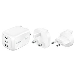 充電規格USB Power Delivery対応GaN(窒化ガリウム) 採用GaN(窒化ガリウム) 採用最大出力(単ポート)PD100W最大出力(合計)100WUSB-Cポート数USB-C×2USB-Aポート数USB-A×1USBポート総数3ポートケーブル仕様アダプタ本体のみ