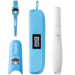 はっぴーなわたし、360度カワイイ。フルーツジッパーコラボ限定セット。■スペックプロ級！どこでも360度カワイイヘアコンパクトなのに、スペックはプロクオリティ。前髪や顔まわりはもちろん、後ろ髪にも使えるから、いつでも理想のヘアスタイルに。■いつでも使える！コードレス仕様持ち運びに便利なコードレスタイプ！ポーチに入るサイズだから、どこでも使えてライブや遠征用にもぴったり。■ちゅるん感UP！クレイツイオン?加工アイロンプレートに独自のクレイツイオン?を加工。髪滑りが良く、潤い感を閉じ込めながら、ちゅるんとなめらかでツヤのある美しい質感に整えます。■旅行先でもスタイルキープ！海外使用OKUSBでの充電が可能で、充電用USBケーブル（Type-C）付属。AC100-240V対応のUSB-ACアダプター使用で、海外でもカワイイヘアをキープ！※USB-ACアダプターは付属していません。本体サイズ（高さ×幅×奥行）41×217×34mm本体重量215gプレート加工クレイツイオン(R)加工イオン有最高温度171～180℃温度調節機能3段階電源方式充電式（コードレス）付属品シリコンキャップ、ヘアクリップ、ポーチ、TypeCコード約1m、バッテリー収納袋はっぴーなわたし、360度カワイイ。FRUITS ZIPPERコラボ限定セット。