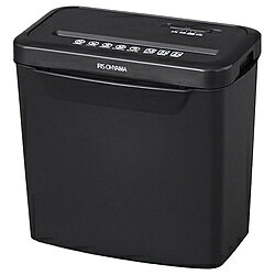 アイリスオーヤマ A4対応 シュレッダー ブラック P5GCX2 クロスカット A4サイズ akibamac-12682485 ソフマップ デジタルコレクション パッケージ画像