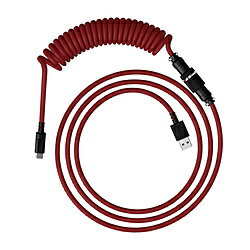 乐天商城 - HYPERX キーボードケーブル [USB-C ⇔ USB-A(PC側) /1.37m] レッド/ブラック 6J677AA 6J677AA 【864】