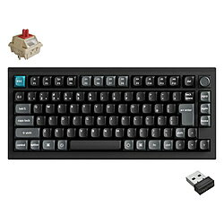 キークロン キーボード Q1 Ultra 8K 日本語かななし(赤軸) ブラック Q1U-M1V-JIS ［有線・ワイヤレス /日本語配列 /メカニカル］