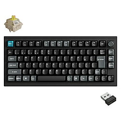 キークロン キーボード Q1 Ultra 8K 日本語かななし(バナナ軸) ブラック Q1U-M4V-JIS ［有線・ワイヤレス /日本語配列 /メカニカル］ Q1U-M4V-JIS