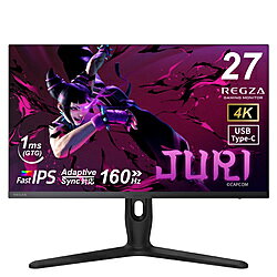 REGZA（レグザ） RM-G277R USB-C接続 ゲーミングモニター ［27型 /4K(3840×2160） /ワイド /320Hz］ RMG277R