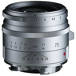 VOIGTLANDER カメラレンズ APO-SKOPAR 75mm F2.8 VM シルバー ［ライカM /単焦点レンズ］ APO_SKOPAR75MMF2.8VM [代引不可]