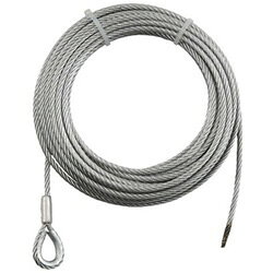 トラスコ中山 手動ウインチ用ワイヤーΦ4X10m用（シンブル入ロック加工） WWS410 WWS410