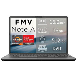 FUJITSU(富士通） ノートパソコン FMV Note Aシリーズ A75-L2 ブライトブラック FMVA75L2BA