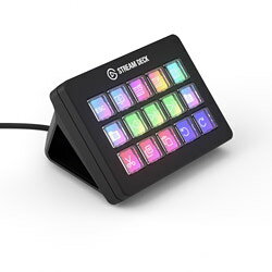 精密な15キーコントロールパッドStream Deckのパワーに、Scissor Keysのタクタイルな操作感を融合。スリムで薄型のデザインが、高速かつ高性能な入力を実現します。同じDNAに新たな感触。Stream Deck Scissor Keysは俊敏で、スリムで、押すたびに満足感があります。高速な反応と洗練されたデザインで、自然な流れのまま操作が可能です。押して、すぐに始めましょう。■セットアップドラッグ＆ドロップで直感的にカスタマイズできます。技術的な知識は不要です。■SCISSOR KEYSクリアで触感に優れたフィードバックが、すべてのキー操作を正確かつ滑らかにし、どんなスピードでも確実にコントロールできます。■タクタイルで高応答すべての操作が直感的で、ワークフローを自信を持って進められます。■使い方はあなた次第交換可能なFaceplates、Icons、Labels、Wallpapersで、Deckをあなた好みにカスタマイズできます。■必要な情報を一目で確認個人データから業務指標まで、集中を切らすことなく重要な情報を確認できます。■ワンタッチ操作単純な作業から複雑な処理まで、Stream Deckですべてが簡単になります。仕様1［キータイプ］シザー式LCD［キー数］15キー［サイズ］118 x 84 x 30 mm［重量］286g (160g スタンドなし)［キー解像度］72 X 72 px［インターフェース］USB 2.0［ケーブル］USB-C to USB-C、90度コネクター、150cm［同梱物］　Stream Deck Scissor Keys　取り外し可能スタンド　USB-C to USB-C ケーブル（150cm）　クイックスタートガイド仕様2［対応OS］Windows 10 (64ビット)以降macOS 13以降精密な15キーコントロールパッドStream Deckのパワーに、Scissor Keysのタクタイルな操作感を融合。スリムで薄型のデザインが、高速かつ高性能な入力を実現します。同じDNAに新たな感触。Stream Deck Scissor Keysは俊敏で、スリムで、押すたびに満足感があります。高速な反応と洗練されたデザインで、自然な流れのまま操作が可能です。押して、すぐに始めましょう。