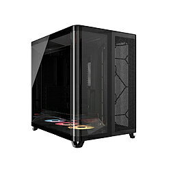 CORSAIR(コルセア) PCケース [ATX /Micro ATX /Extended ATX /Mini-ITX] AIR 5400 RS-R ARGB Tempered Glass ブラック CC-9011318-WW CC9011318WW 【sof001】 [振込不可] [代引不可]