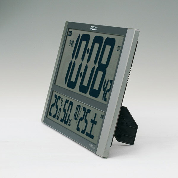 SEIKO 電波掛け時計 「ネクスタイム」 ZS450S 銀色メタリック塗装 ZS450S [振込不可] [3]