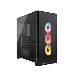 CORSAIR(コルセア) PCケース [ATX /Micro ATX /Extended ATX /Mini-ITX] FRAME 4500X RS-R ARGB Panoramic Glass ブラック CC-9011314-WW CC9011314WW