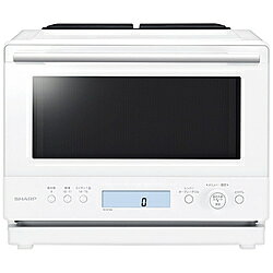 【中古】SHARP(シャープ) 〔展示品〕 加熱水蒸気オーブンレンジ　PLAINLY ホワイト RE-WF306-W ［30L］【291-ud】