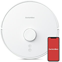 【中古】SWITCHBOT 〔展示品〕 ロボット掃除機 S1 W3011001 ［吸引＋拭くタイプ（水拭き）］ 【198-ud】
