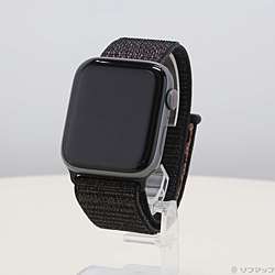 Apple(アップル) Apple Watch Series 4 GPS + Cellular 44mm スペースグレイアルミニウムケース ブラックスポーツル…