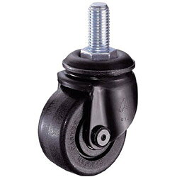 ハンマーキャスターセールス 低床式重荷重用ねじ式SP付ナイロン車B入り65mmM20XP2.5　545HANRB65BAR01 ..