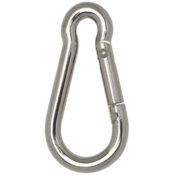 トラスコ中山 TRUSCO　カラビナハーケン　B型　スチール製　8X80mm　TKH-8B TKH8B