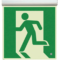 ユニット 高輝度蓄光標識　避難口天井用C200級　836020 836020