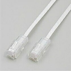 ELPA LAN／テレホン兼用フラットケーブル （3m／ホワイト／フラット） TEW-F030 TEWF030