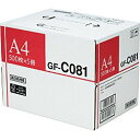 Canon(キヤノン) コピー用紙/レーザープリンター用紙(A4サイズ・2500枚(500枚×5冊)) 4044B002 GFC081A4FSCMIX