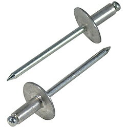 ロブテックス ブラインドリベットラージフランジ（500本入）アルミ/スティール6-2　NSA62LF NSA62LF