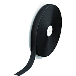 トラスコ中山 マジックテープ 縫製用A側 幅25mmX長さ25m 黒 TMAH2525BK TMAH2525BK