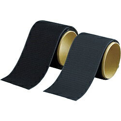 トラスコ中山 マジックテープ 強粘着 幅100mmX長さ1m 黒 TMSD100BK TMSD100BK