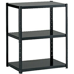 トラスコ中山 ソフトラック W600XD400XH740 3段 黒 SL0703S SL0703S