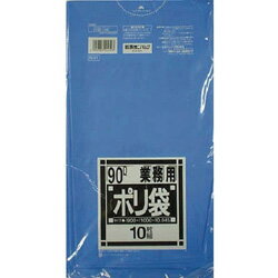 日本サニパック N-91Nシリーズ90L青　10枚　N91BL N91BL